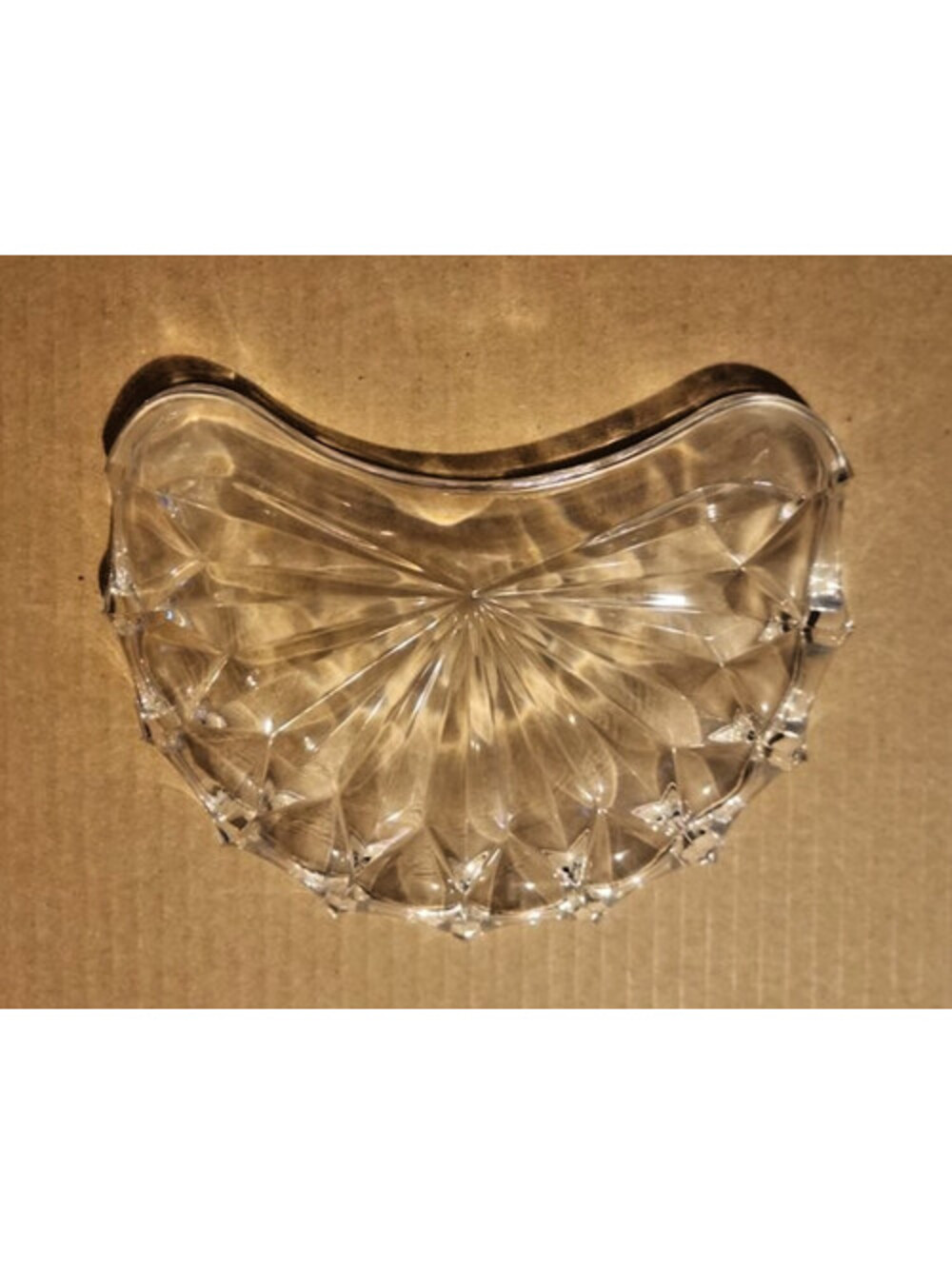 Vintage Crescent Salad Plate or Decorative, Candy, Nuts, etc.